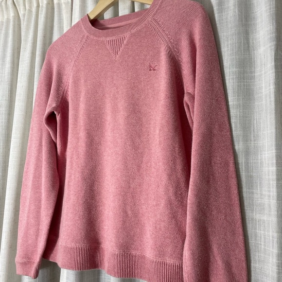 Eddie Bauer Vintage 100% Cotton Made in Japan Pink Pullover Sweater Size XS - Picture 3 of 8